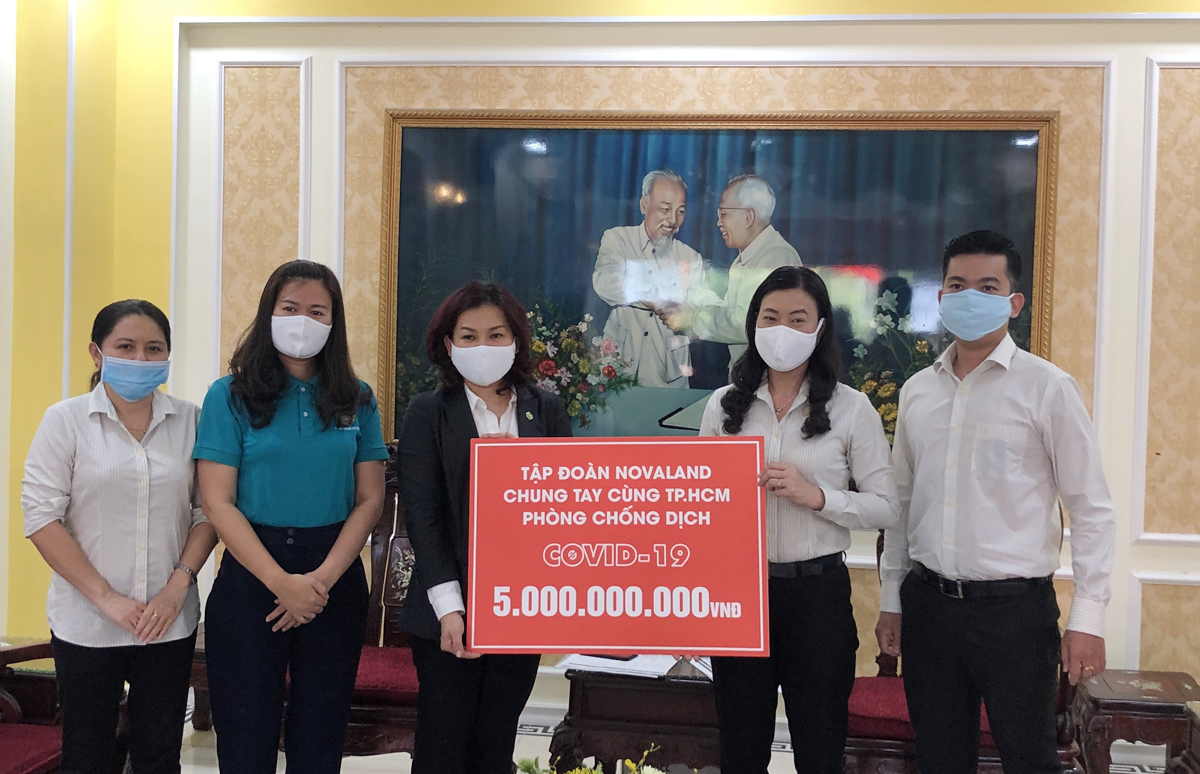 Tập đoàn Novaland: Chung tay đẩy lùi đại dịch Covid-19 
